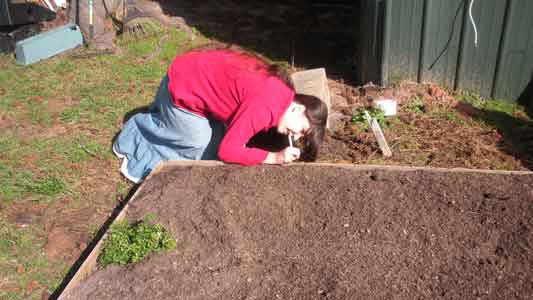 Measuring The Garden Bed
