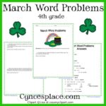 March Math Word Problems - 4th Grade