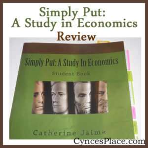 Simply Put: A Study in Economics Review and Giveaway