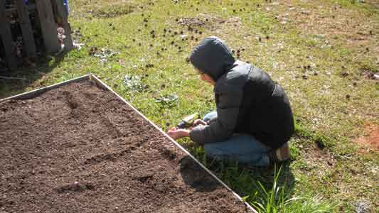 Measuring The Garden Bed