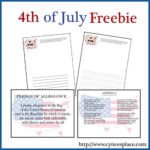 Fourth of July Notebooking Page and More