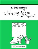 December Memory Gems & Copywork