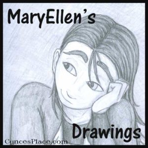 MaryEllen Drawing Some of Her Favorite Characters