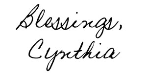 Blessings, Cynthia