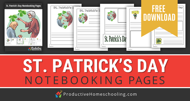 Free St Paatrick's Day Notebooking Pages